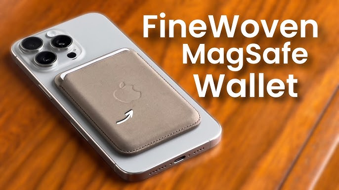 Apple iPhone FineWoven Wallet with MagSafe, Black