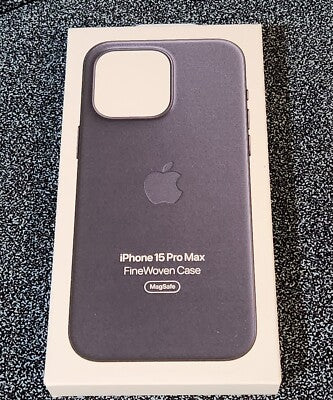 Apple iPhone 15 Pro FineWoven MagSafe Case - Black