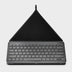 Wireless Keyboard with Stand for IPads & Tablets - Heyday™ Black and Gray