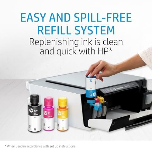 HP - 31 3-Pack Ink Bottles - Cyan/Magenta/Yellow