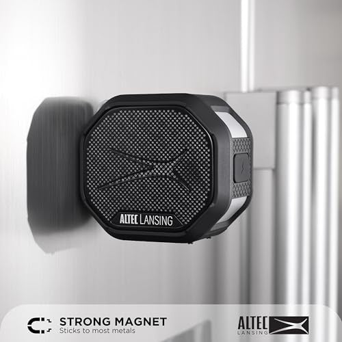 Altec Lansing - Bluetooth HydraTrek 2.0 EverythingProof Portable Speaker - Black/Gray