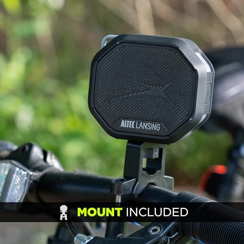 Altec Lansing - Bluetooth HydraTrek 2.0 EverythingProof Portable Speaker - Black/Gray