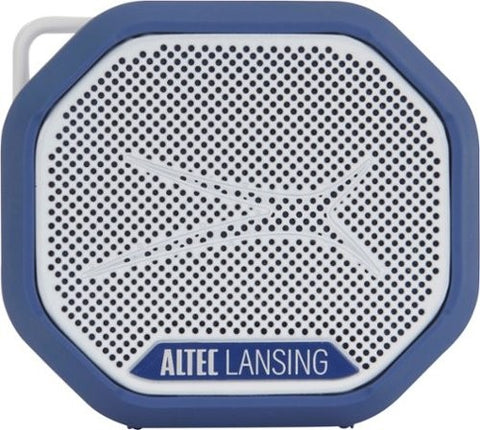 Altec Lansing - Bluetooth HydraTrek 2.0 EverythingProof Portable Speaker - Periwinkle/White