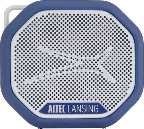 Altec Lansing - Bluetooth HydraTrek 2.0 EverythingProof Portable Speaker - Periwinkle/White