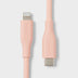 6' Lightning to USB-C 60W Silicone Cable - Heyday™ Peach
