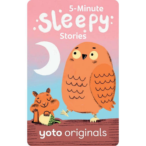 Yoto 5-Minute Sleepy Stories Audio Card: Kindergarten & Preschool Learning Software