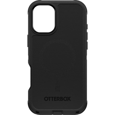 OtterBox iPhone 16 Plus Defender Pro Series Case with MagSafe - Black: Plastic, Solid