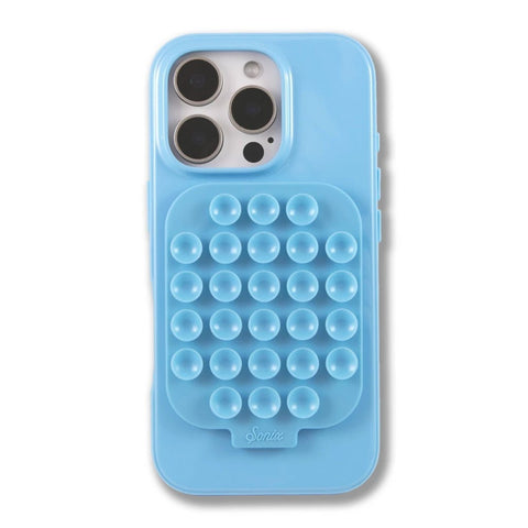 Sonix iPhone 16 Pro Suction Case with MagSafe - Light Blue: TPU Solid Pattern