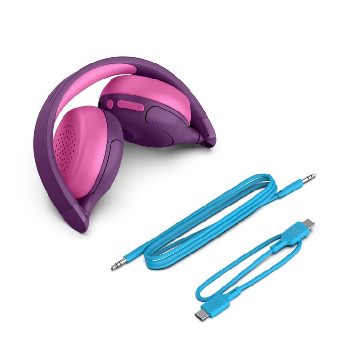 JLab JBuddies ANC Kids Headphones - Purple/Pink