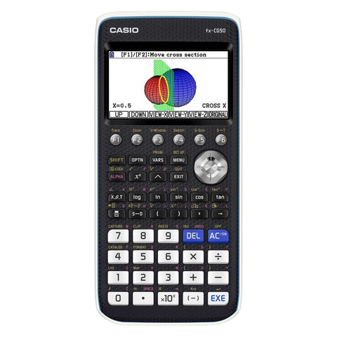 Casio FX-CG50 Graphing Calculator, Color Display, .75x3.5x7.38 Inches