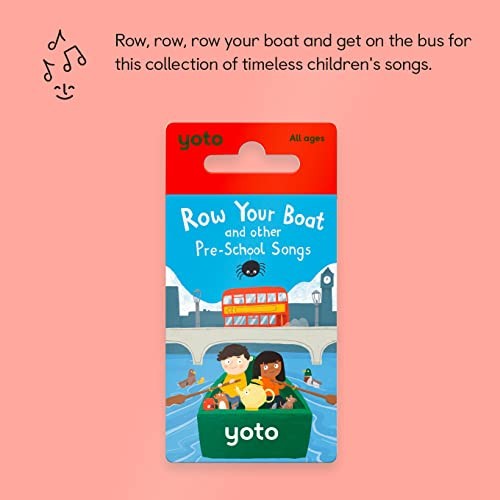Yoto Row Your Boat and Other Pre-School Songs Audio Card: Learning System Software for Yoto Player Compatibility