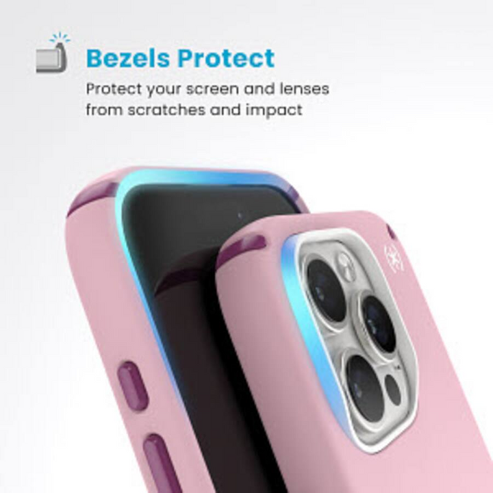Presidio2 Pro MagSafe with ClickLock Apple iPhone 16 Pro Max Case - Wednesday Pink/Boysenberry Purple