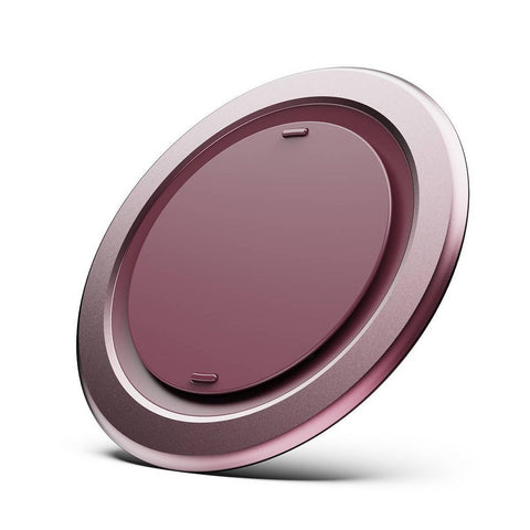 Ohsnap! Snap Grip Luxe Magnetic Phone Grip - Ultra Thin, Fits Any Phone - Cranberry Crush: Compatible with Wireless Charging
