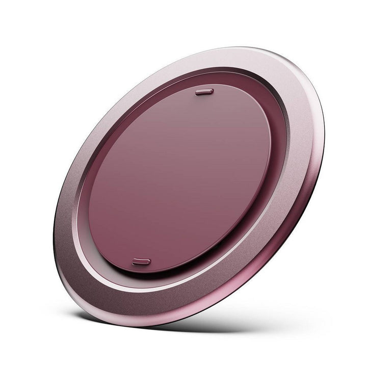 Ohsnap! Snap Grip Luxe Magnetic Phone Grip - Ultra Thin, Fits Any Phone - Cranberry Crush: Compatible with Wireless Charging