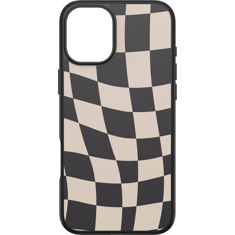 OtterBox iPhone 16 Plus Symmetry Series Case with MagSafe - Wavy Charcoal: Plastic Shell