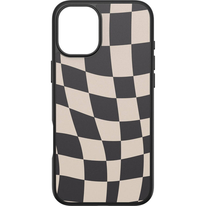 OtterBox iPhone 16 Plus Symmetry Series Case with MagSafe - Wavy Charcoal: Plastic Shell