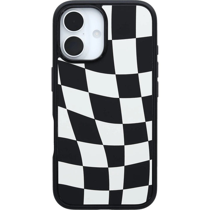 OtterBox iPhone 16 Symmetry Series Case with MagSafe - Wavy Charcoal: Protective Plastic Cover