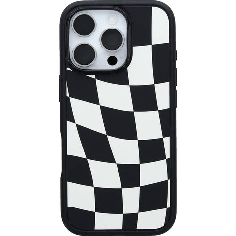 OtterBox iPhone 16 Pro Symmetry Series Case with MagSafe - Wavy Charcoal: Solid Plastic Design