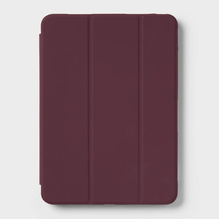 iPad Pro 11-inch (2024, 5th Generation) Puffy Case - Heyday™ Dark Cherry: Flexible Stand
