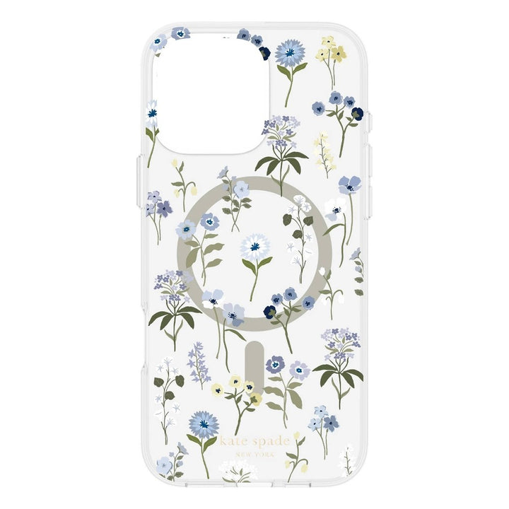 Kate Spade New York Apple iPhone 16 Pro Max Protective Case with MagSafe - Precious Bloom: TPU, Floral Pattern