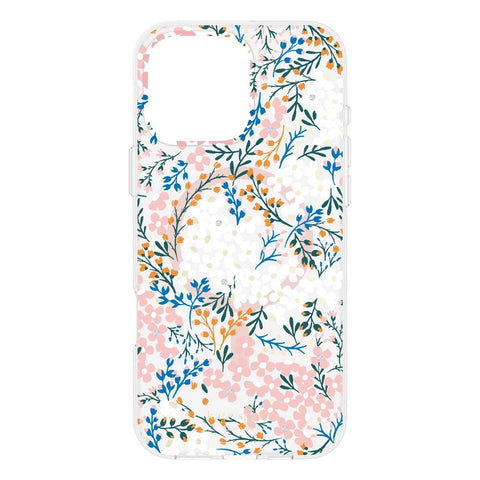 Kate Spade New York iPhone 16 Pro Max Protective Case with MagSafe - Multi-Floral: TPU, Botanical Pattern
