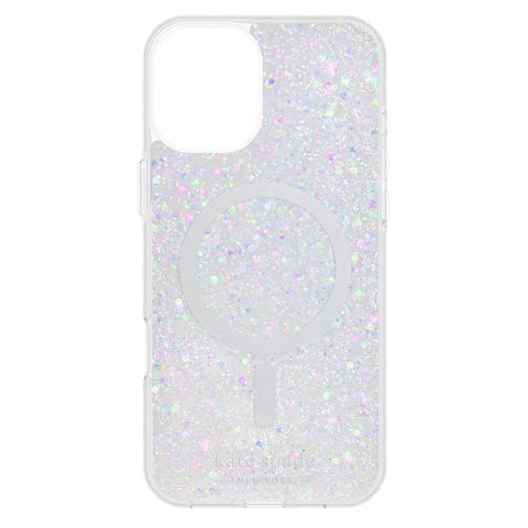 Kate Spade New York iPhone 16 Plus Protective Case with MagSafe - Chunky Glitter