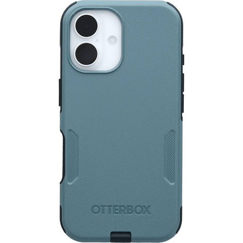 OtterBox Apple iPhone 16 Commuter Series Case with MagSafe - Sagebrush Green: Durable Plastic Protection, Solid Pattern
