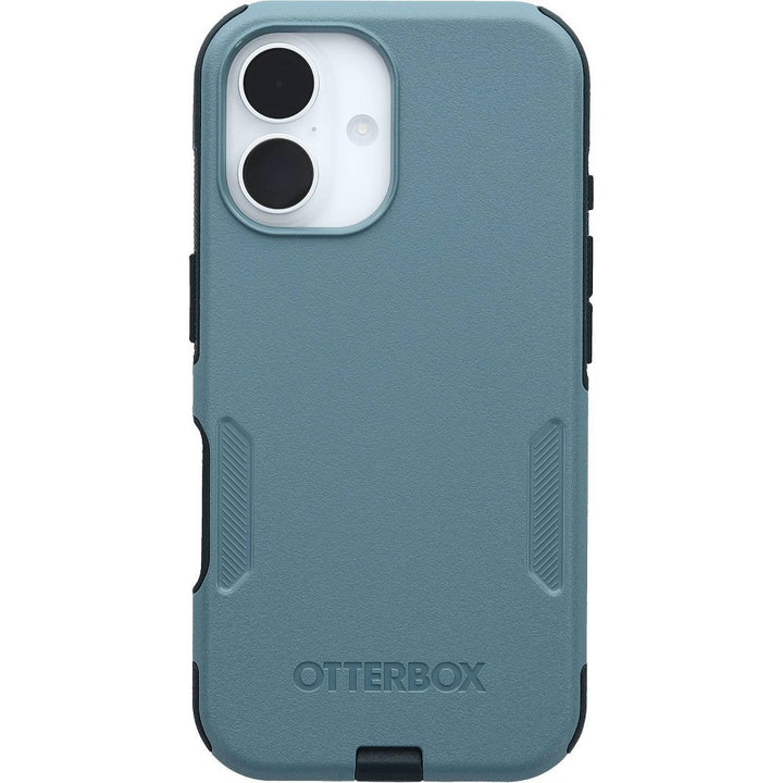OtterBox Apple iPhone 16 Commuter Series Case with MagSafe - Sagebrush Green: Durable Plastic Protection, Solid Pattern