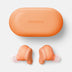 True Wireless Earbuds Active Noise Cancelling - Heyday™ Translucent Peach: Built-in Microphone, Water-Resistant, 6-Hour Battery Life
