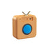 GEMS Retro Speaker - Orange: Portable Micro USB Rechargeable Speaker
