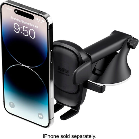 IOttie Easy One Touch 6 Dash & Windshield Mount - Black: Adjustable Mobile Phone Holder