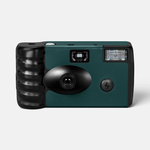 Game Day Disposable Camera - Heyday™ Arugula Green: Built-in Flash, Fixed Focus