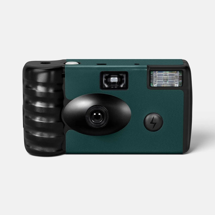 Game Day Disposable Camera - Heyday™ Arugula Green: Built-in Flash, Fixed Focus