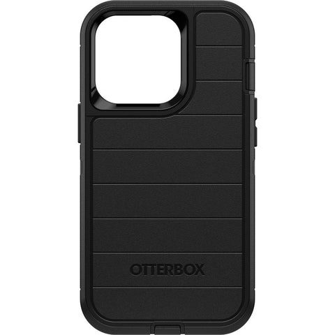 OtterBox Apple iPhone 13 Pro Defender Series Pro Case - Black: Bump-Resistant, Solid Pattern