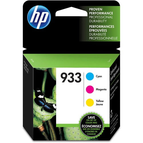 HP 933 Ink Cartridges Cyan/Magenta/Yellow, Pack of 3