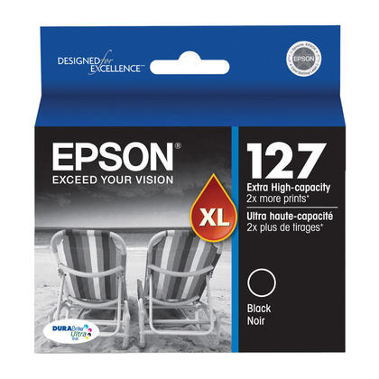 Epson - 127 XL High-Yield Ink Cartridge - Black