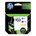HP 933 Ink Cartridges Cyan/Magenta/Yellow, Pack of 3