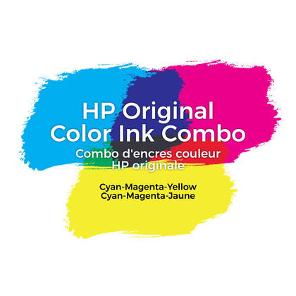 HP 564 3-pack Cyan/Magenta/Yellow Original Ink Cartridges  per Cartridge: ~300