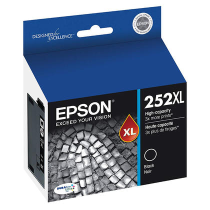 Epson 252XL High-Yield Black Ink Cartridge 2x Size