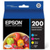 Epson - 200 4-Pack Ink Cartridges - Black/Cyan/Magenta/Yellow