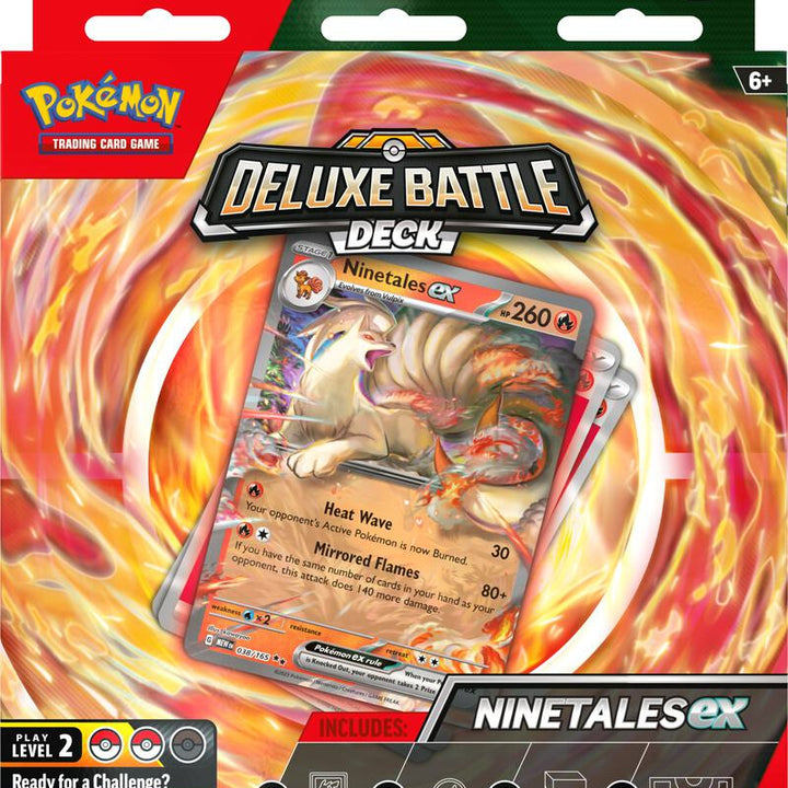 Deluxe Battle Deck — Ninetales ex - front
