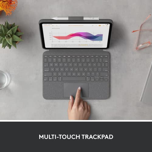 Logitech Combo Touch Keyboard Case for iPad, Oxford Grey