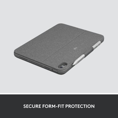 Logitech Combo Touch Keyboard Case for iPad, Oxford Grey