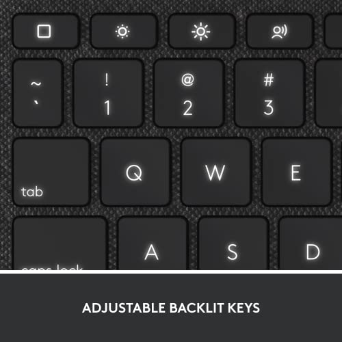 Logitech Combo Touch Keyboard Case for iPad, Oxford Grey