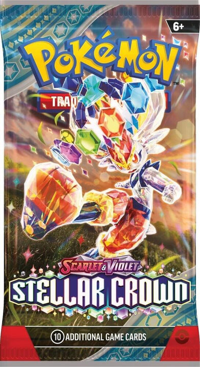 Stellar Crown English booster pack — alternate reference image; one pack per order
