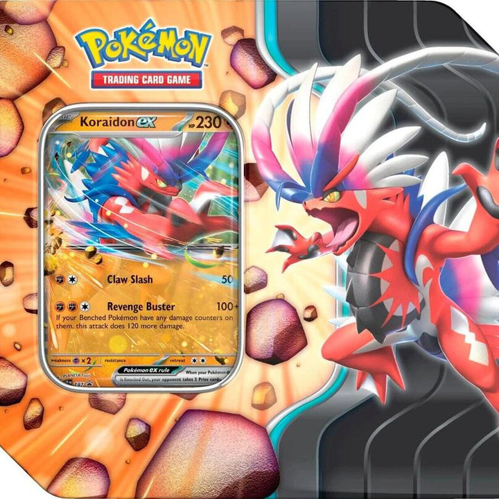 Slashing Legends Tin — Koraidon ex - front