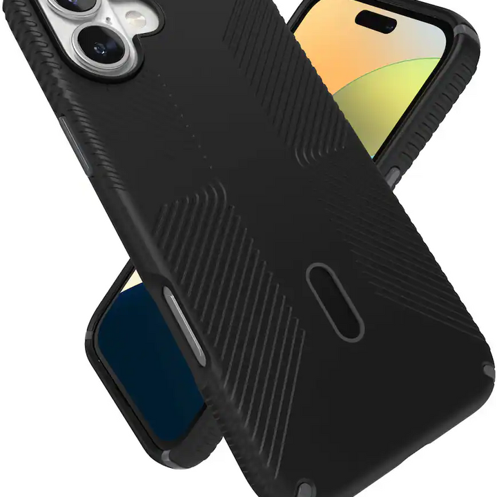 Presidio2 Grip MagSafe with ClickLock Apple iPhone 16 Plus Case - Black/Slate Grey
