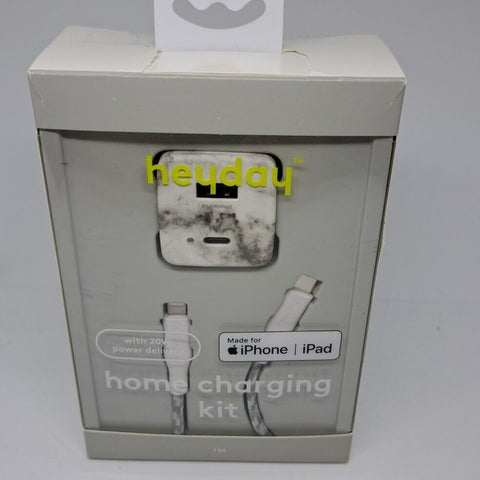 6' Lightning to USB-C Power Delivery Home Charging Kit - Heyday™ Marble