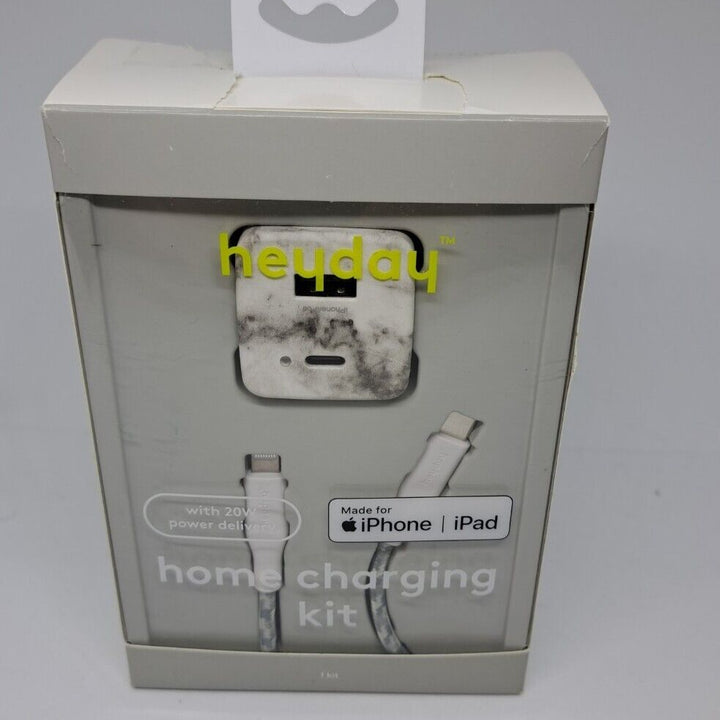 6' Lightning to USB-C Power Delivery Home Charging Kit - Heyday™ Marble