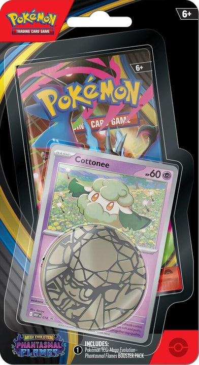 Phantasmal Flames Checklane Blister — Cottonee - front